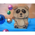 COASTER SHAPE PANDA